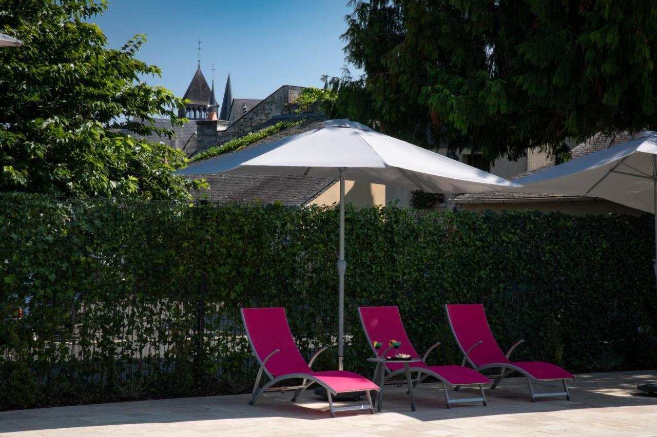 Logis Hotel La Croix Blanche Fontevraud Exterior photo