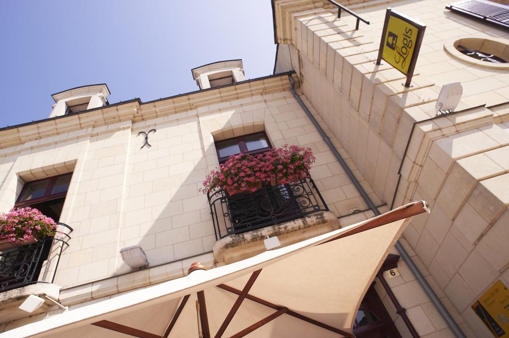 Logis Hotel La Croix Blanche Fontevraud Exterior photo